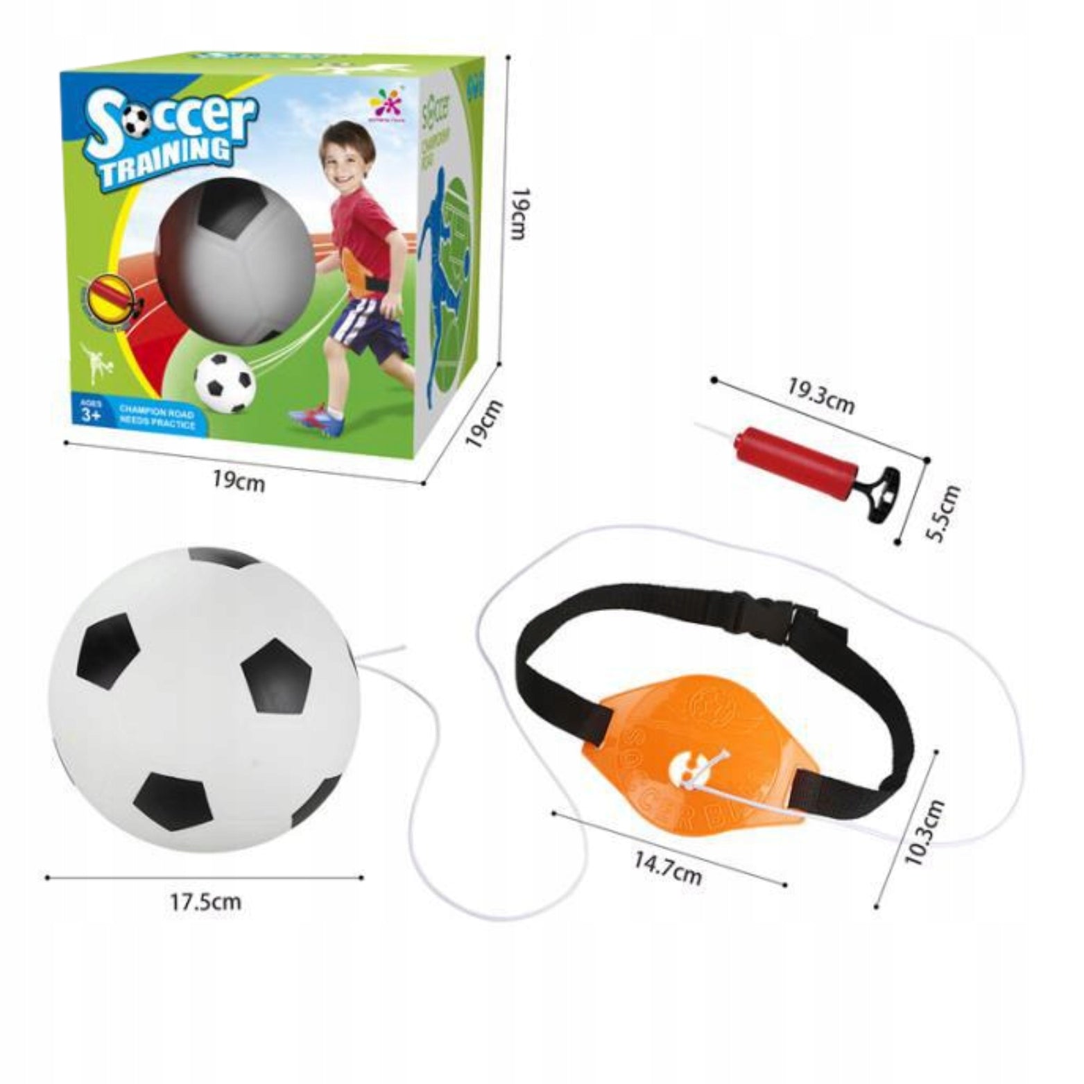 Football Set On Eraser With Ball And Pump Learning Tricks Football Set elements Football Set