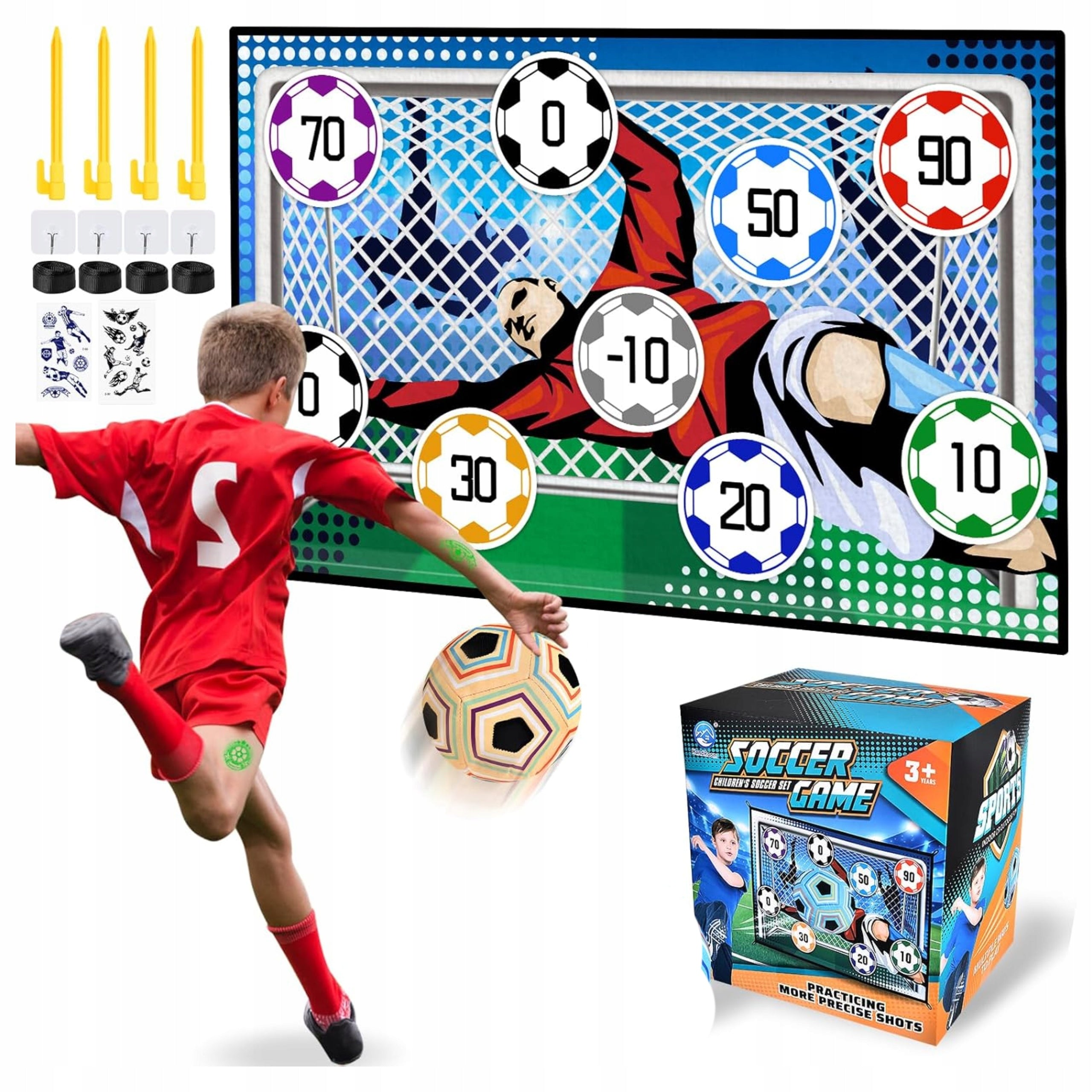 Football Set Training Mat with Points 150cm Football Velcro Packaging status original