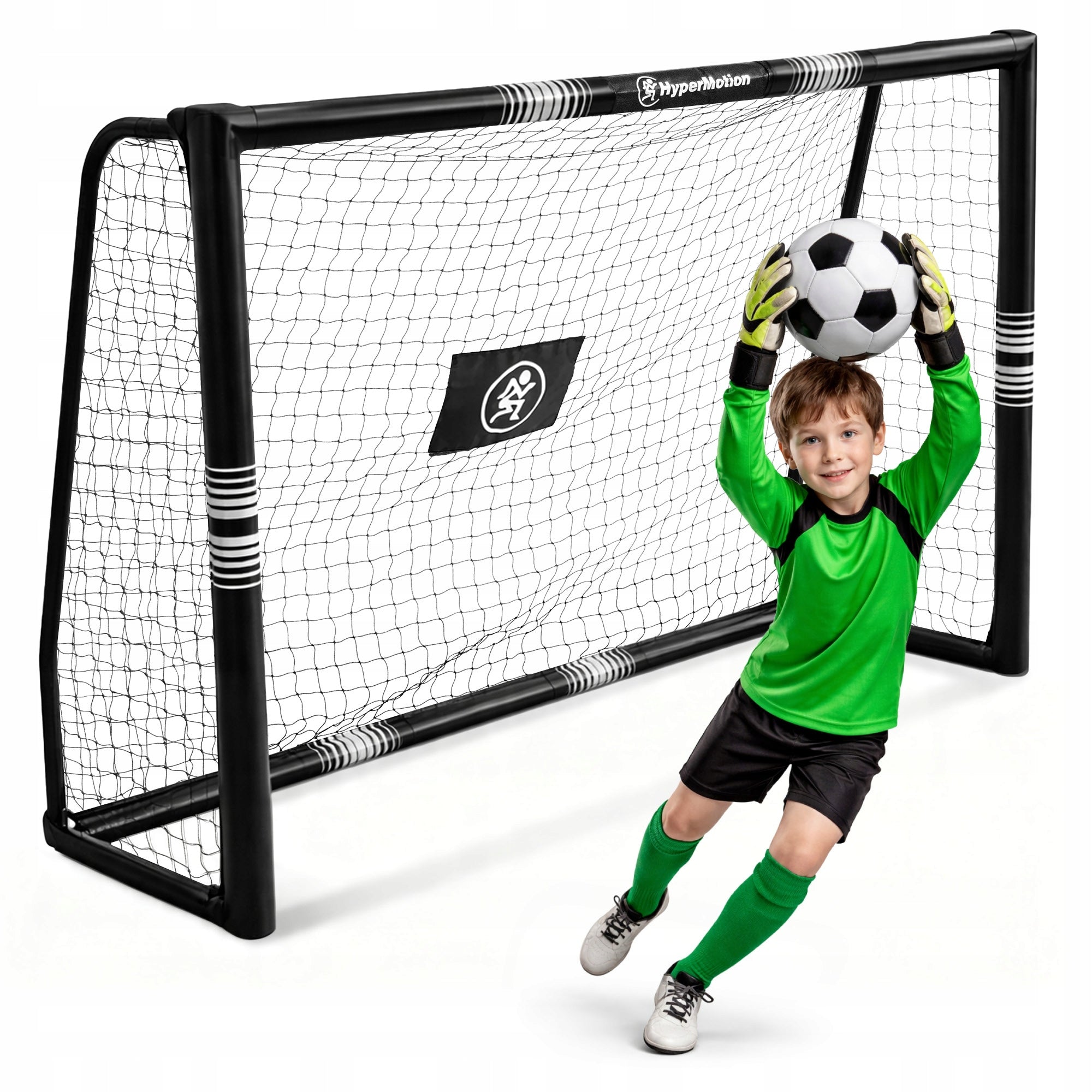 Football goal HyperMotion 180 × 120 cm – black