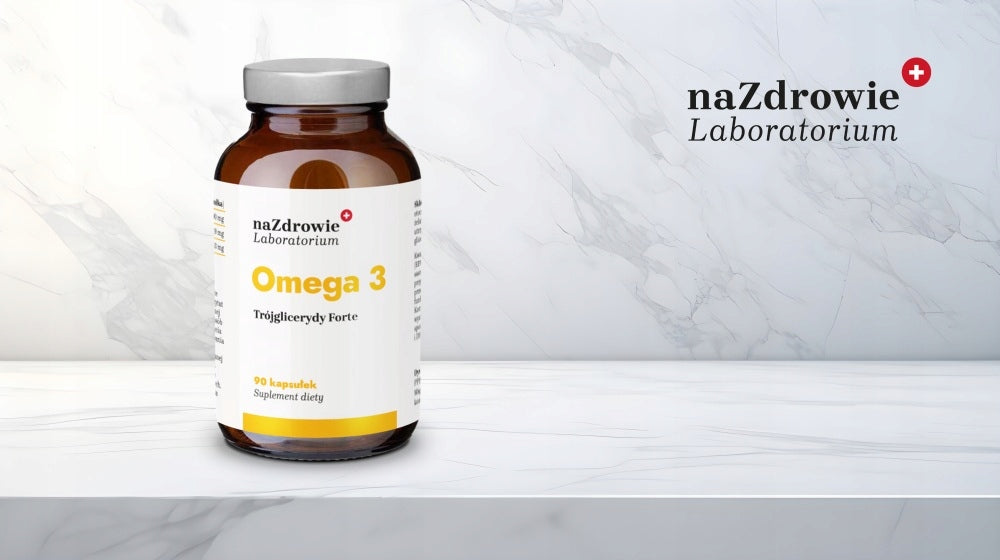 For Health OMEGA 3 1000mg EPA DHA TRIGLYCERIDES FORTE heart brain 90 kaps Brand Słodkie Zdrowie