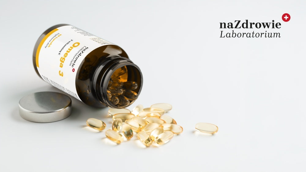 For Health OMEGA acids 3 1000mg EPA DHA immunity brain + Vitamin E 90 kaps Basic ingredient omega-3 fatty acids