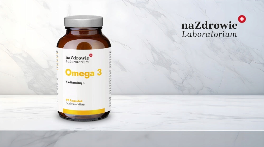 For Health OMEGA acids 3 1000mg EPA DHA immunity brain + Vitamin E 90 kaps Brand Słodkie Zdrowie