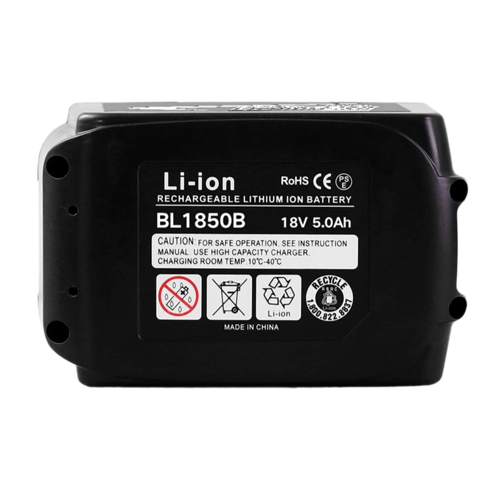For Makita 18V 5Ah Battery for Makita BL1860B BL1860/1850/1845/1840/1820 Voltage (V) 18 V
