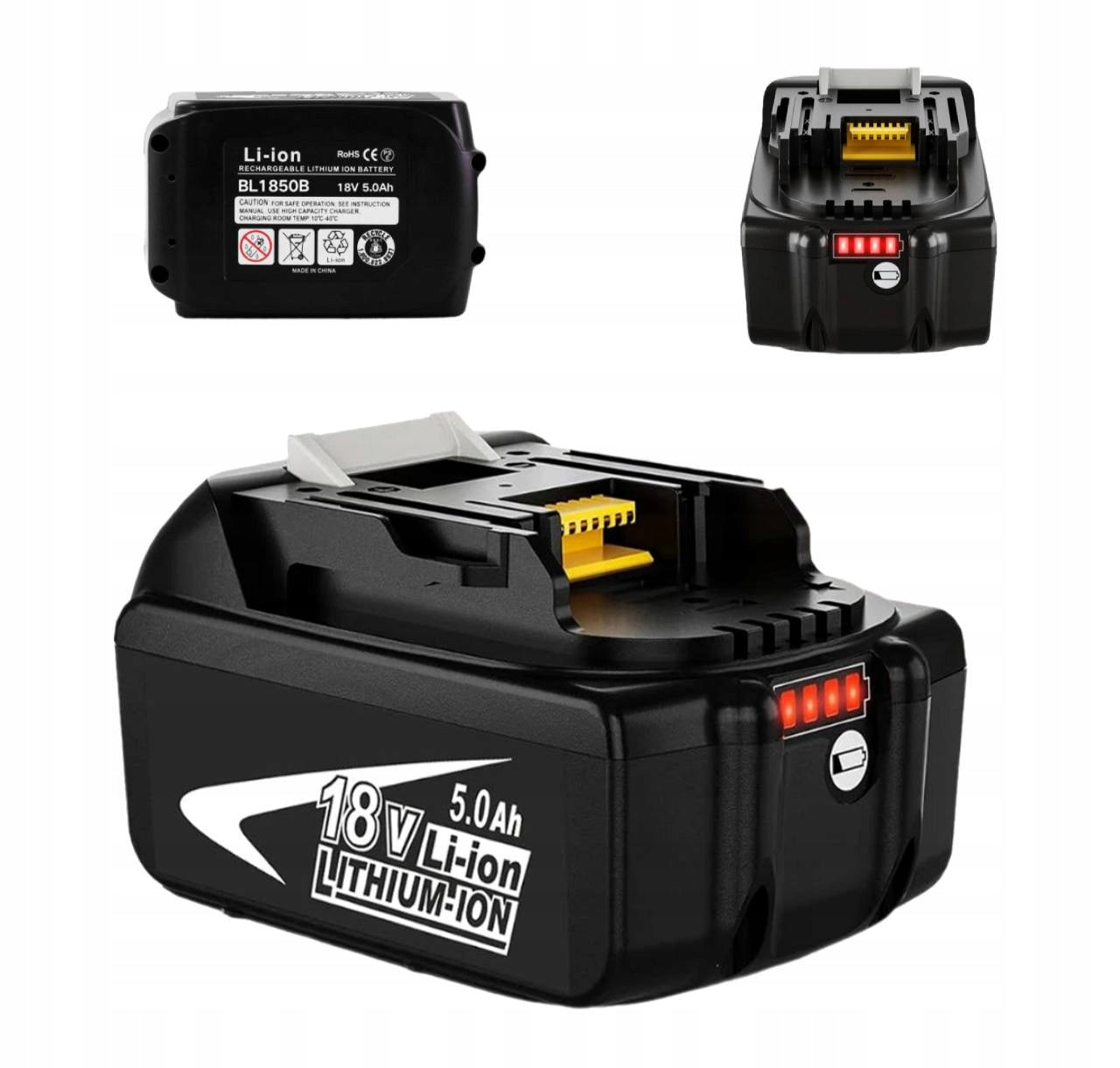 For Makita 18V 5Ah Battery for Makita BL1860B BL1860/1850/1845/1840/1820