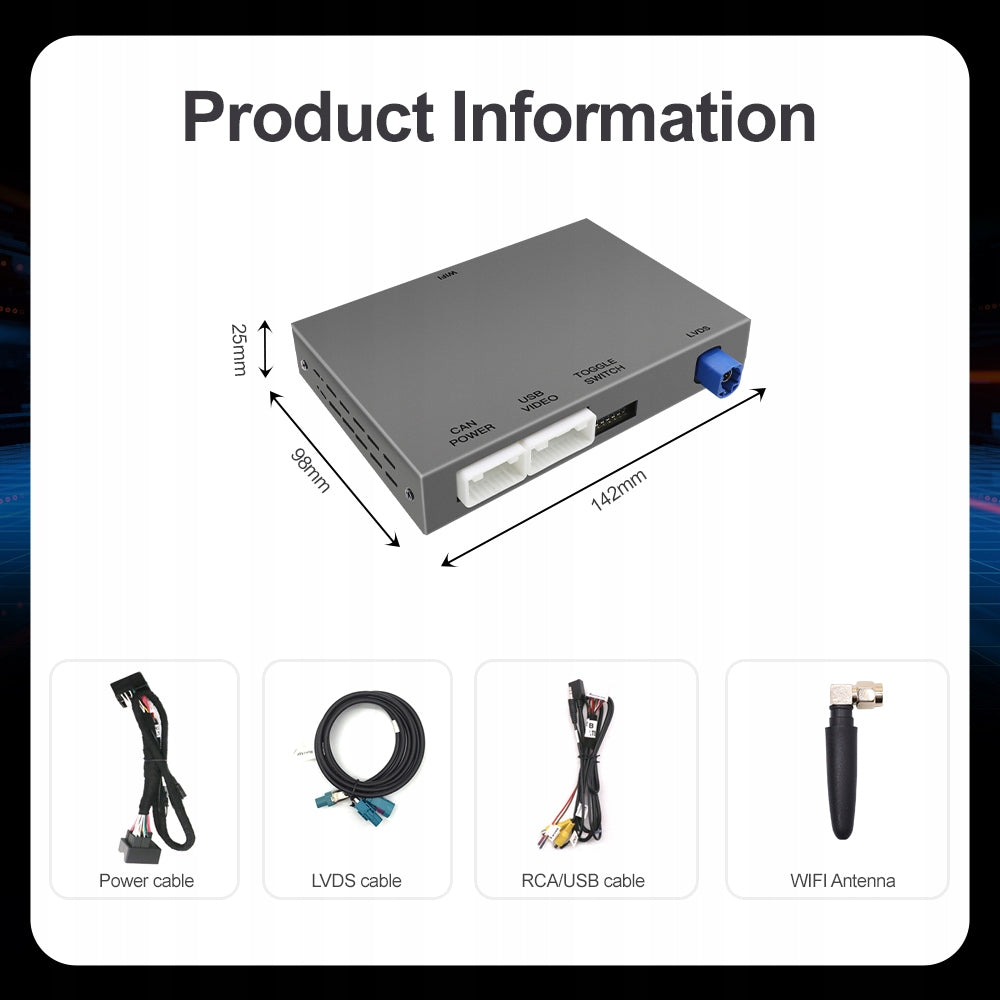 For SMEG Citroen C4 C5 DS3 DS4 DS5 & Peugeot 208 308 508 Wireless Carplay Manufacturer code 546982