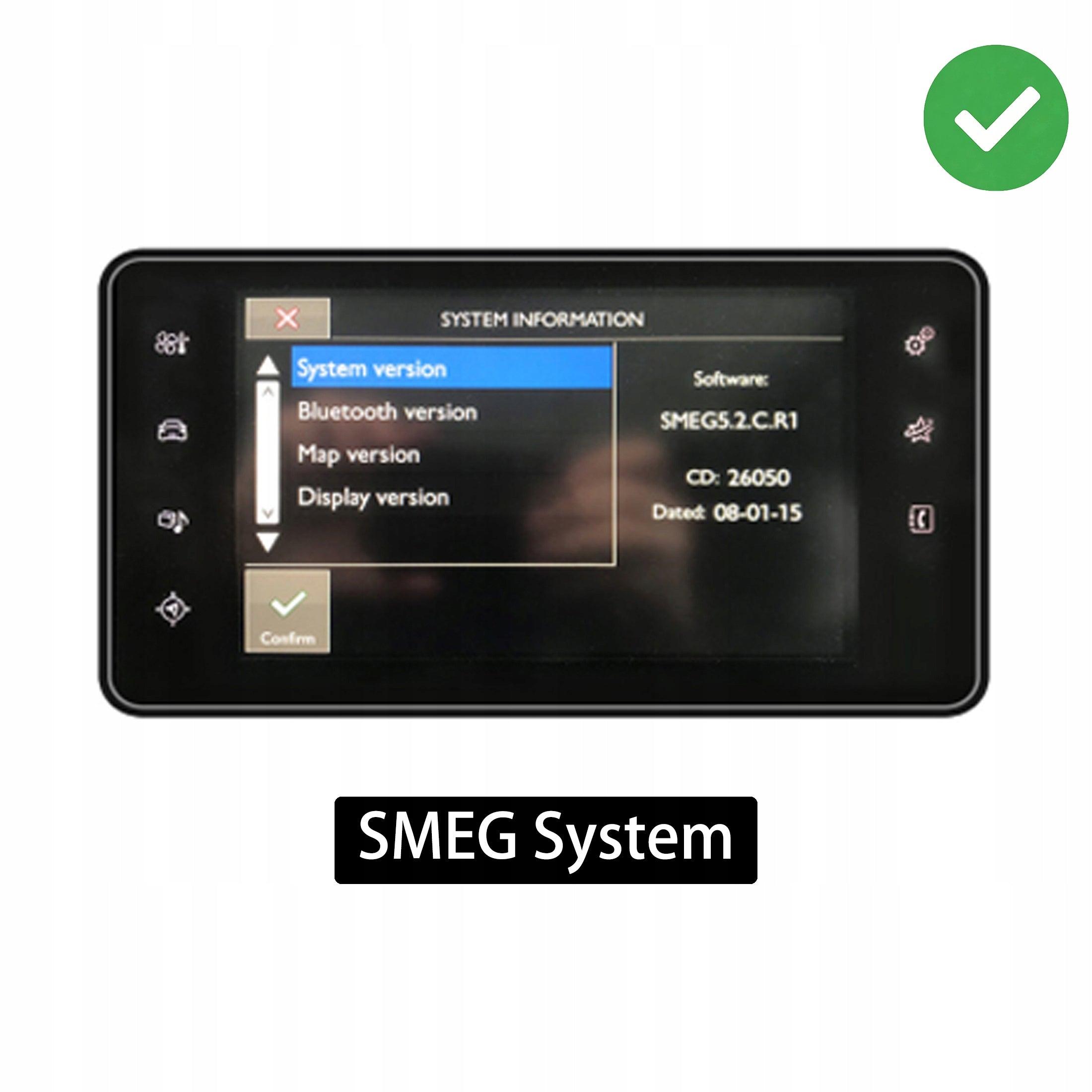 For SMEG Citroen C4 C5 DS3 DS4 DS5 & Peugeot 208 308 508 Wireless Carplay Packaging status original