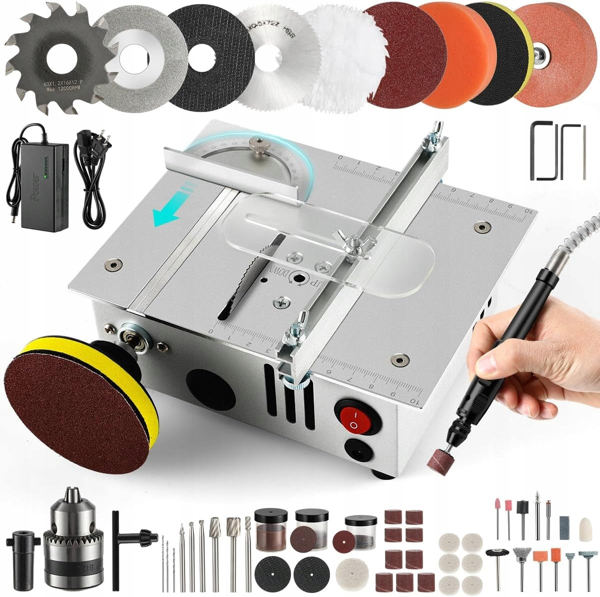 For Table Mini Woodworking Small Electric Table Saw 105PACK