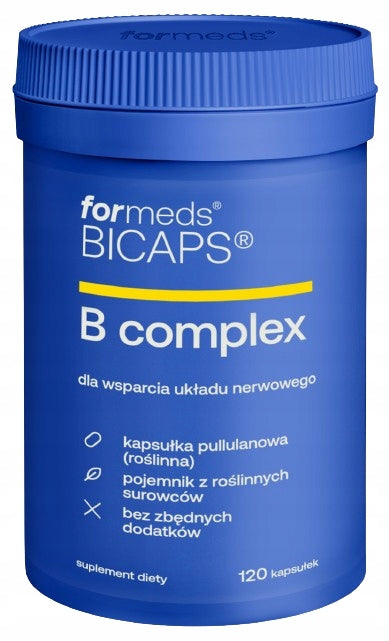 ForMeds BICAPS B COMPLEX - Fatigue Heart Red blood cells B12 B10 PABA