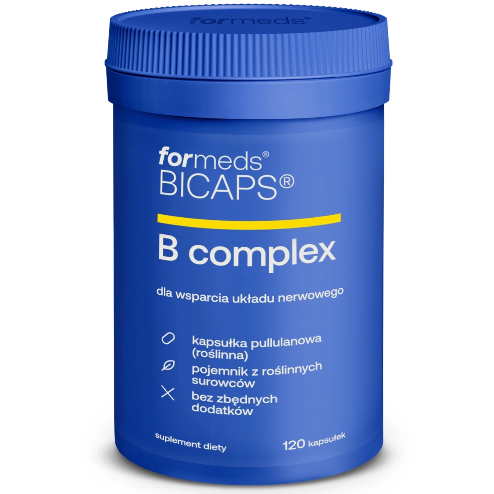 ForMeds BICAPS VITAMIN B COMPLEX 120 kap. Pantothenic acid Niacin Choline