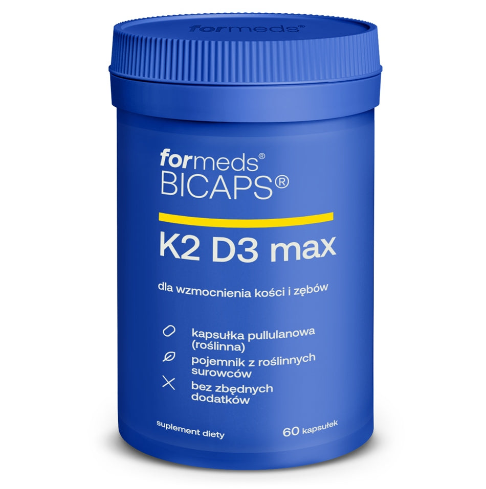 ForMeds BICAPS Vitamin D3 4000 + K2 MAX Healthy BONE TEETH IMMUNITY Skin
