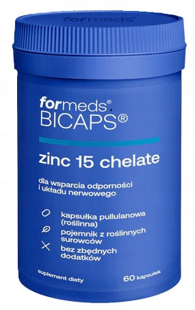 ForMeds BICAPS ZINC 15 CHELATE zinc in the form of chelate HAIR RESISTANCE 60caps
