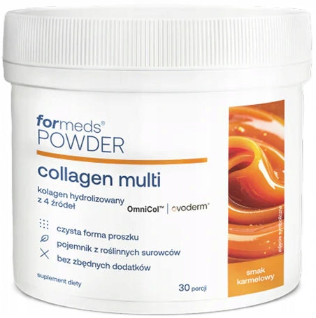 ForMeds POWDER COLLAGEN MULTI CARAMEL JOINTS LEATHER 210g