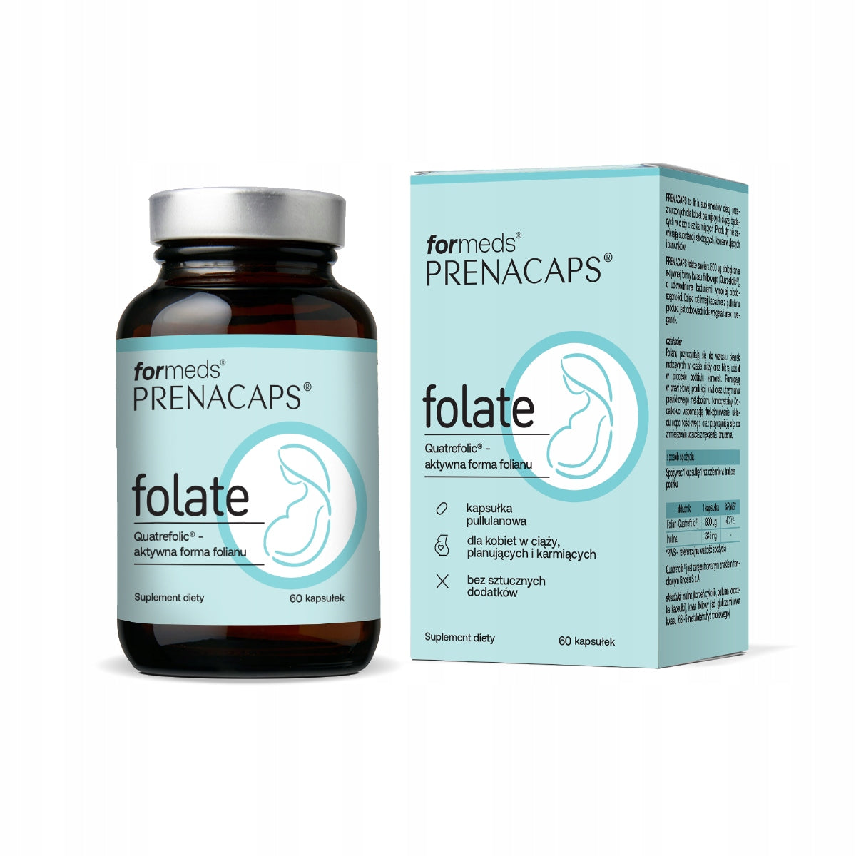 ForMeds PRENACAPS FOLATE Folic Acid Qfolic Pregnancy