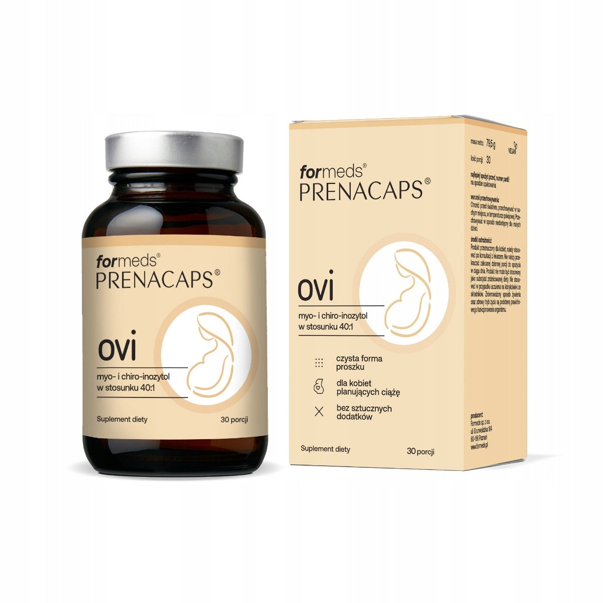 ForMeds Prenacaps Ovi 30 servings Pregnancy NAC Inositol Support Metabolism
