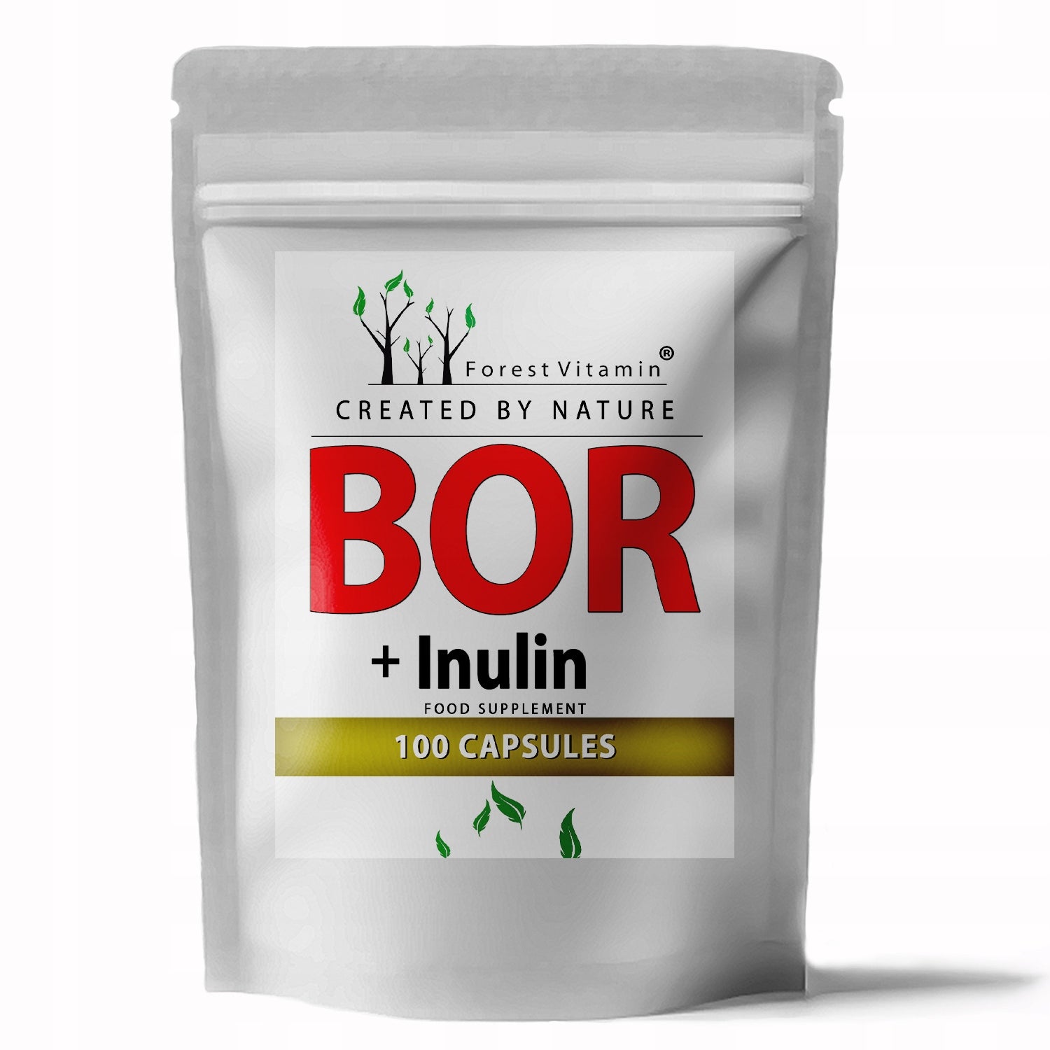 Forest Vitamin - Boron 3mg INULIN 100 capsules METABOLISM INTESTINAL MUSCLES EAN (GTIN) 5904890311954