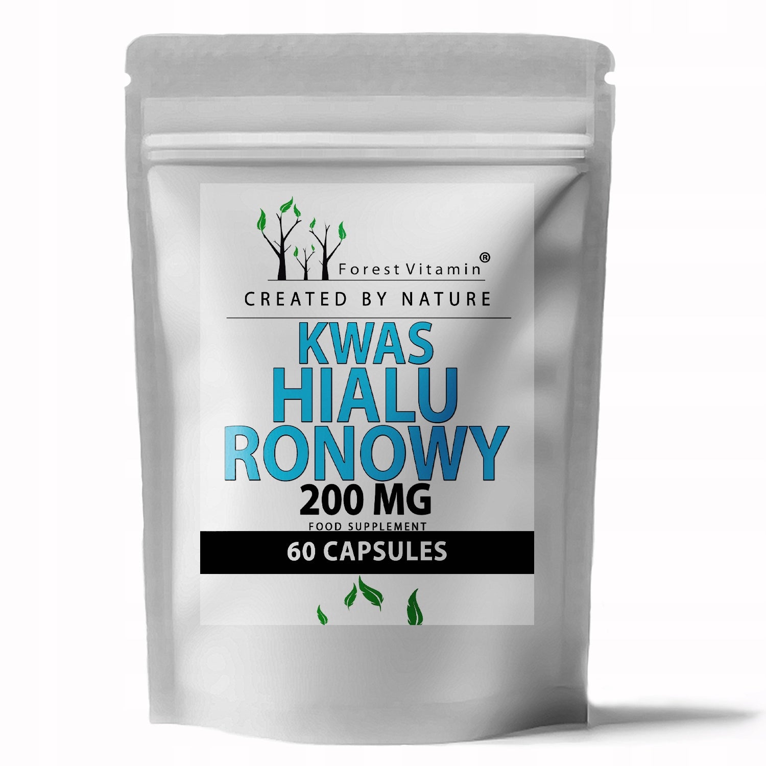 Forest Vitamin Hyaluronic Acid 60caps LEATHER HAIR NAILS QUALITY CLEAN EAN (GTIN) 5904890311930