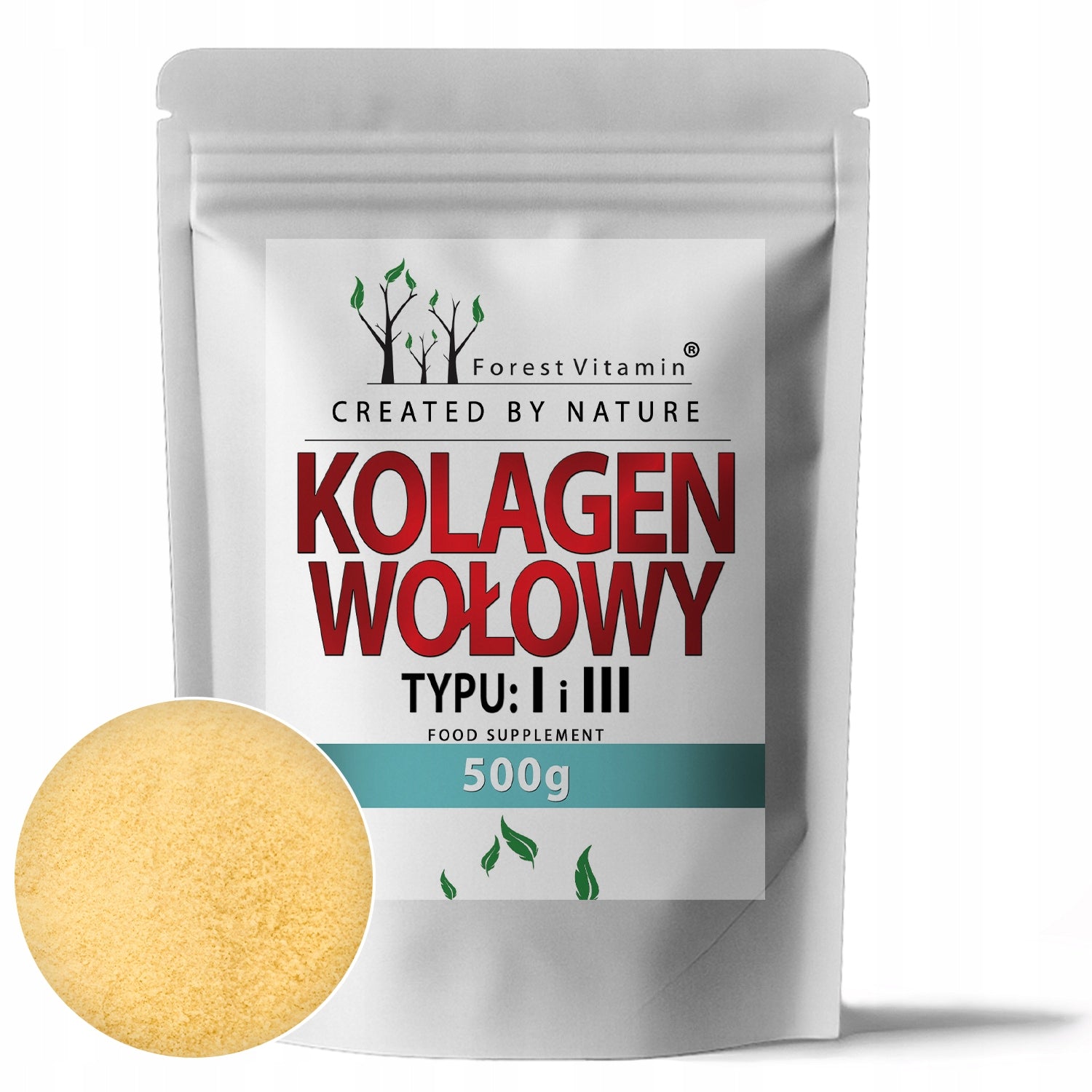 Forest Vitamin - Hydrolyzed Beef Collagen Type 1 and 3 500g