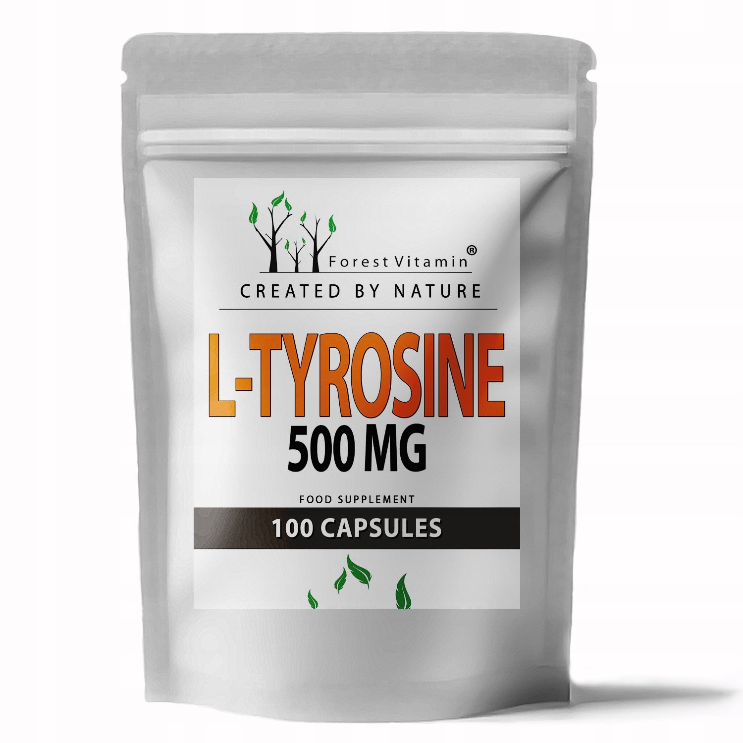 Forest Vitamin L-Tyrosine 500mg Concentration Energy 100 capsules