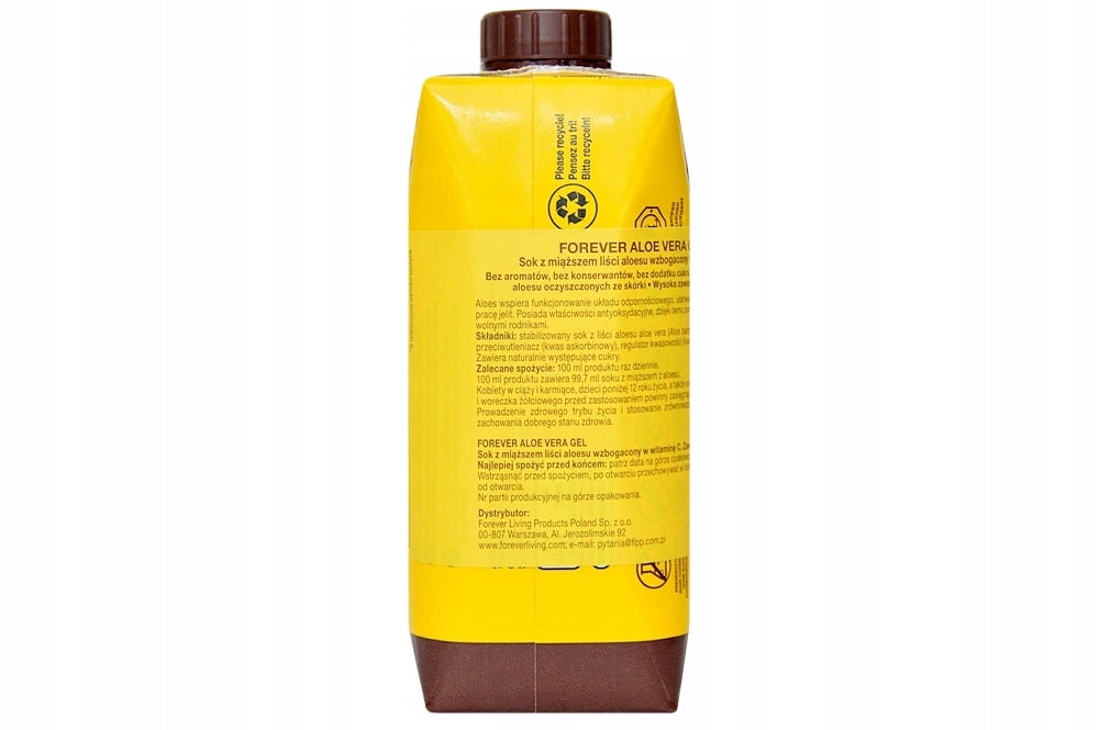 Forever Aloe Vera Gel for drinking pure aloe vera juice 330 ml Capacity 330 ml