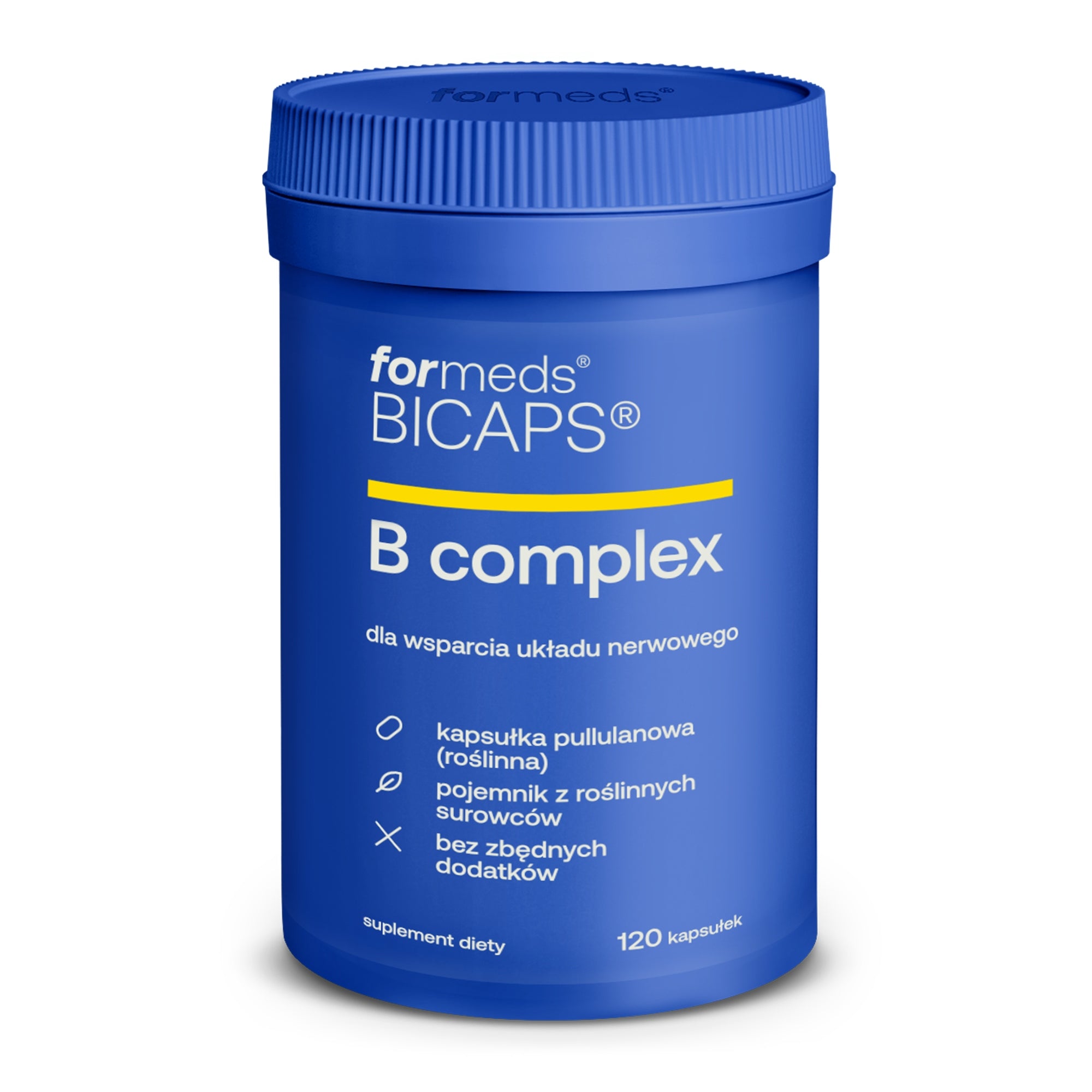 Formeds B-complex Vitamin B1 B2 B12 B6 B3 Nervous System 120 capsules
