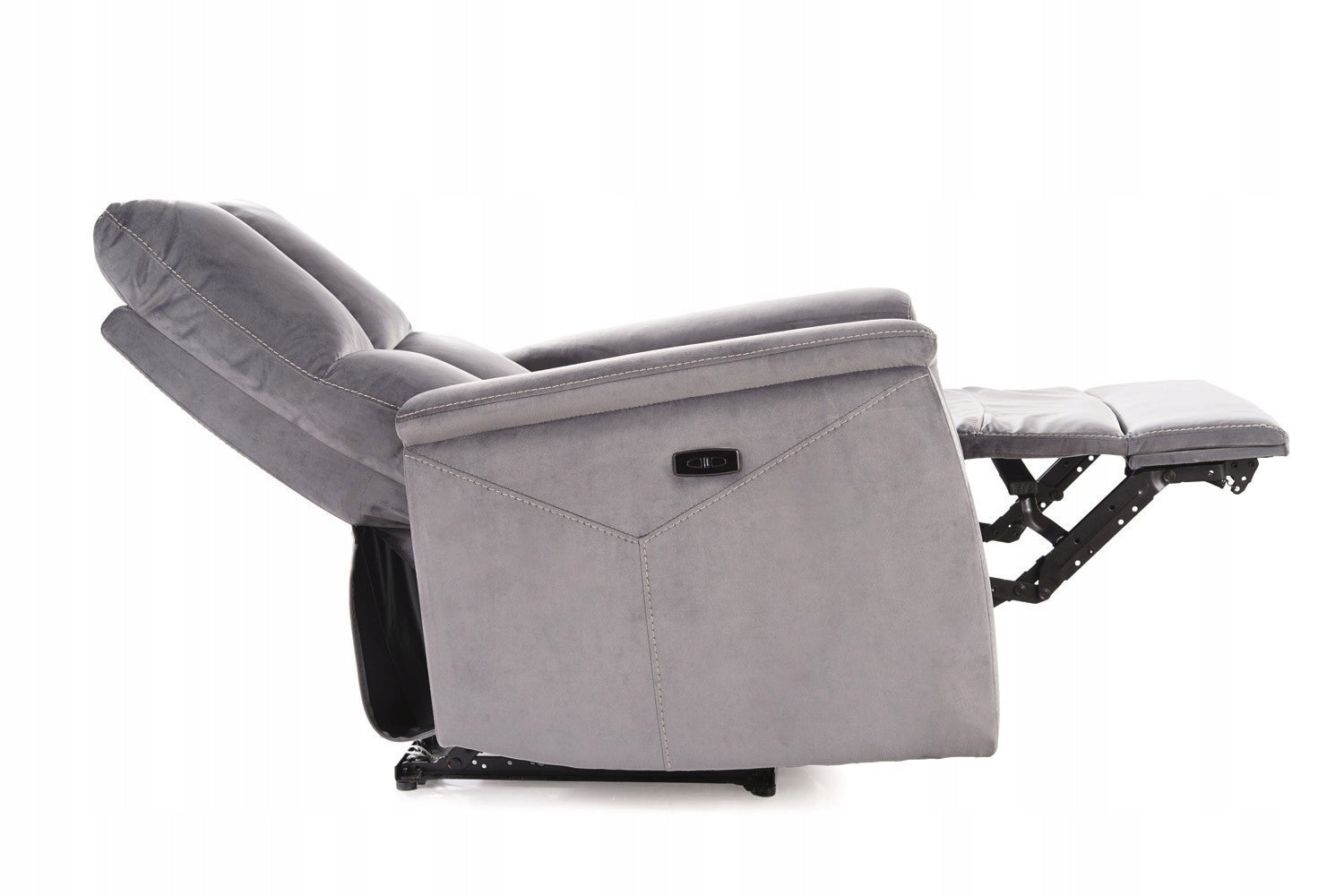 Fotelis reglaineris Signal Meble Neptun, pilkas