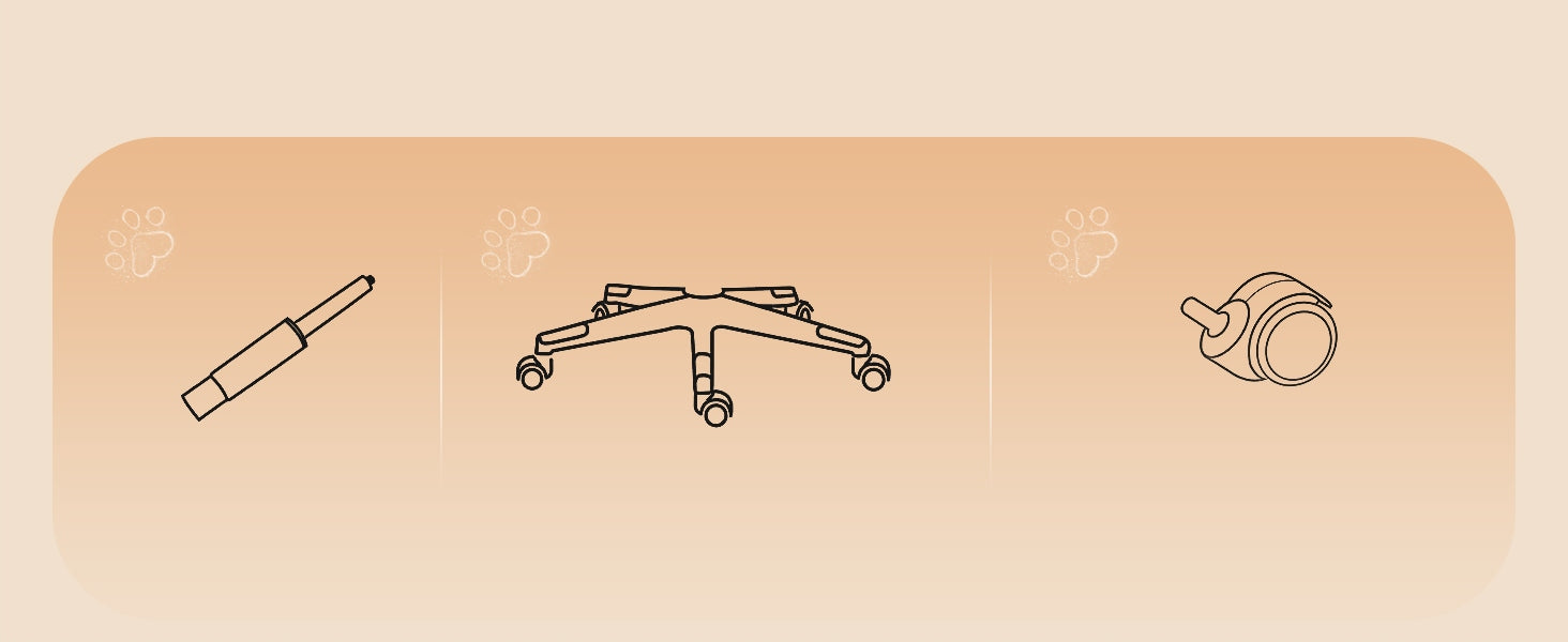 Fotel biurowy z uszami kota, Gamingowy ergonomiczny z podnóżkiem Furniture depth 50 cm