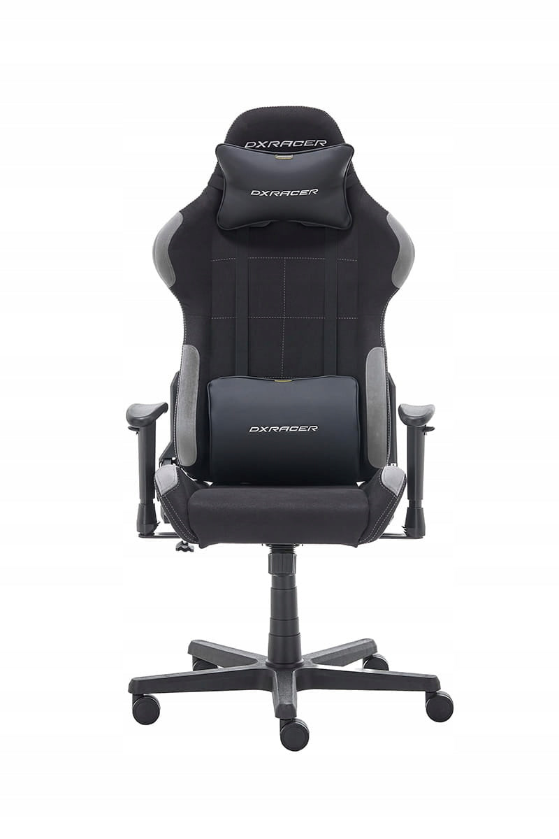 Žaidimų kėdė MC Akcent DX Racer 5, juoda/pilka