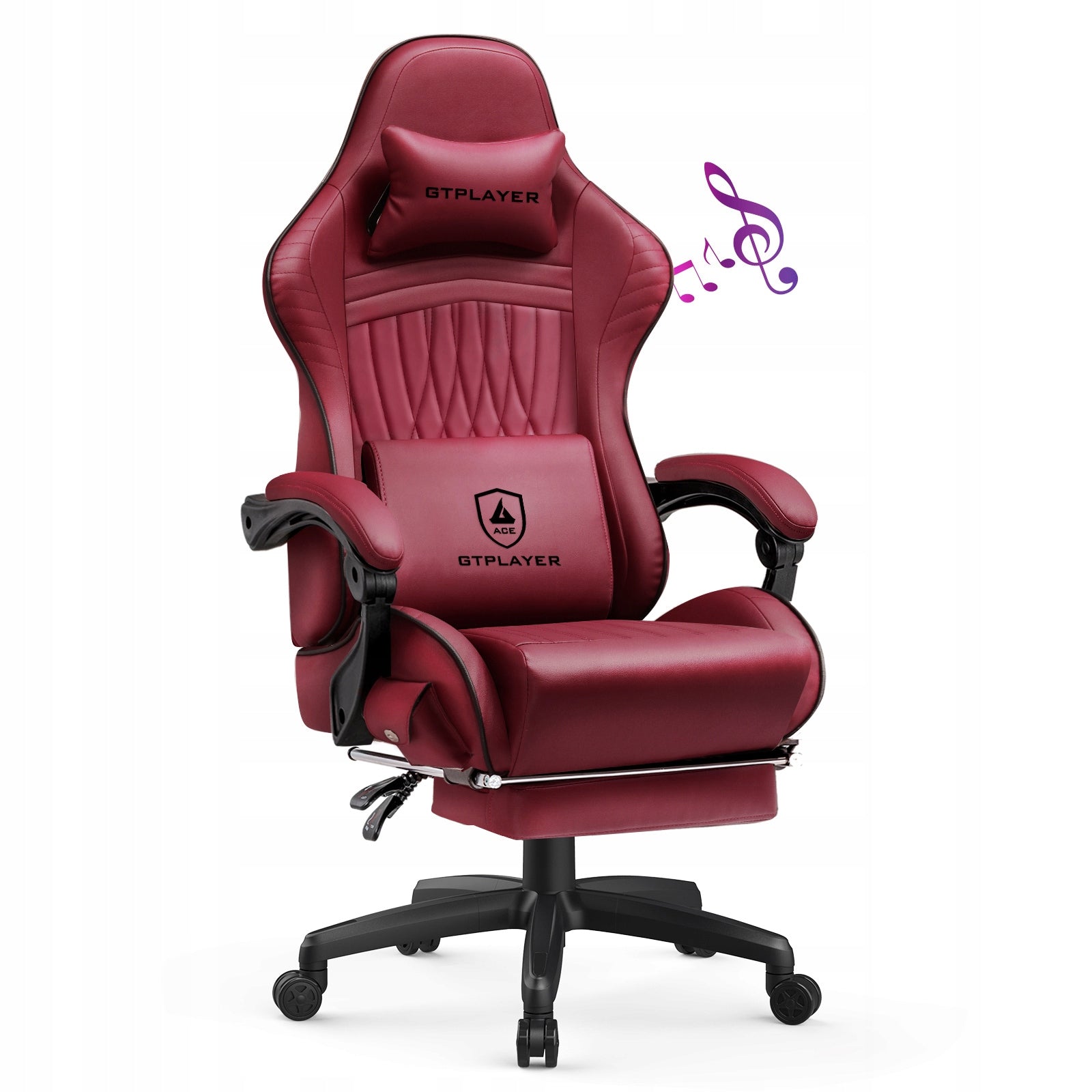 Fotel gamingowy z głośnikami HIFI – ergonomiczny do gier i biura, regulacja Upholstery color other color