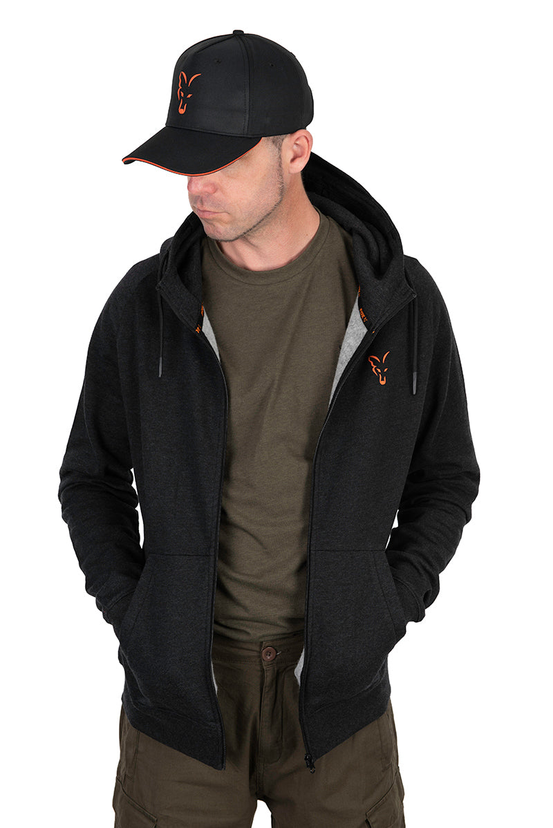 Fox Collection LW Hoody Black Orange Size XXL Sweatshirt Brand Fox
