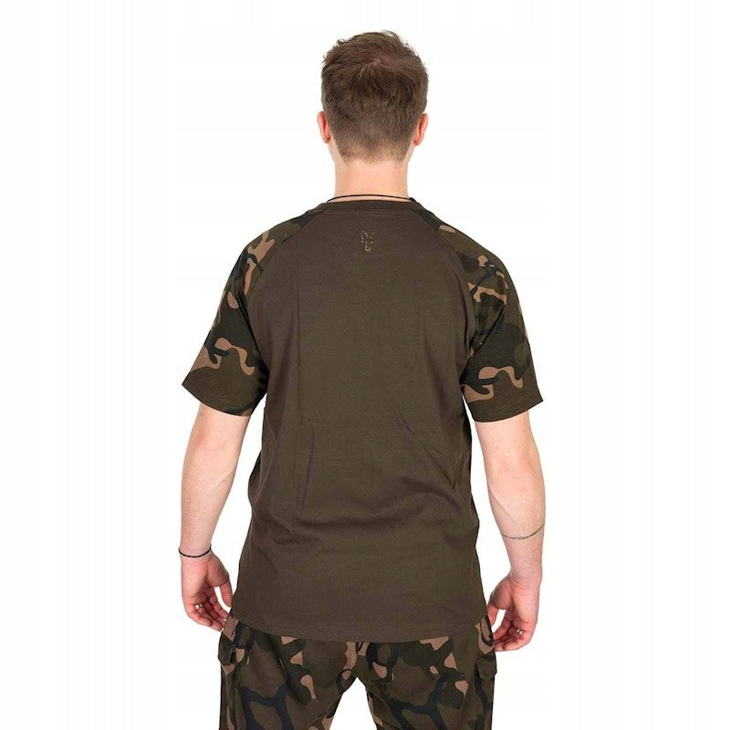 Fox Khaki/Camo Outline T-Shirt Medium For Carper Size M