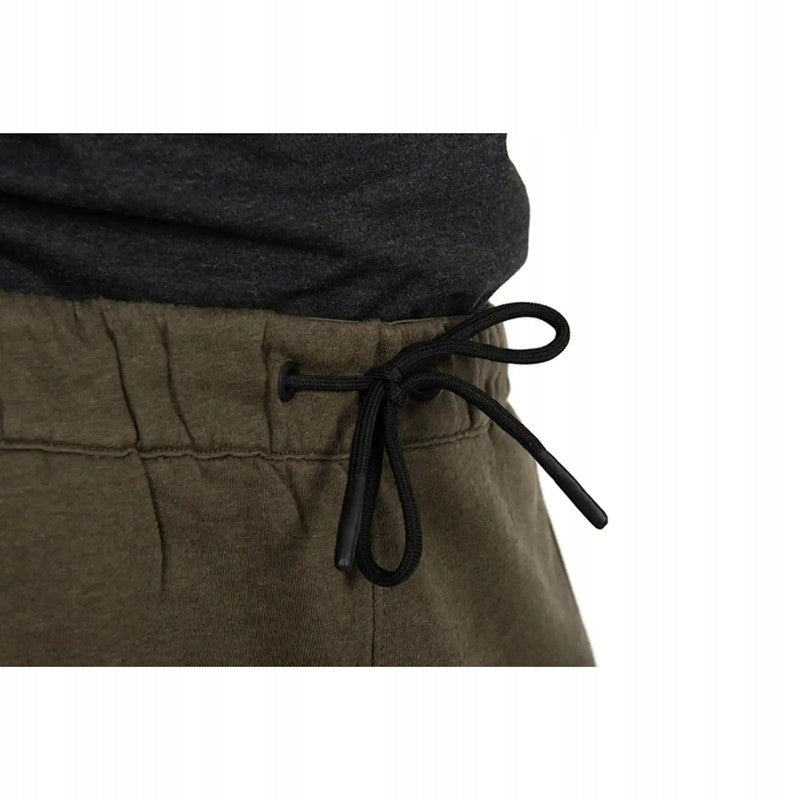 Fox LW Jogger Short Green Black S Fishing Shorts For Carper Packaging status original