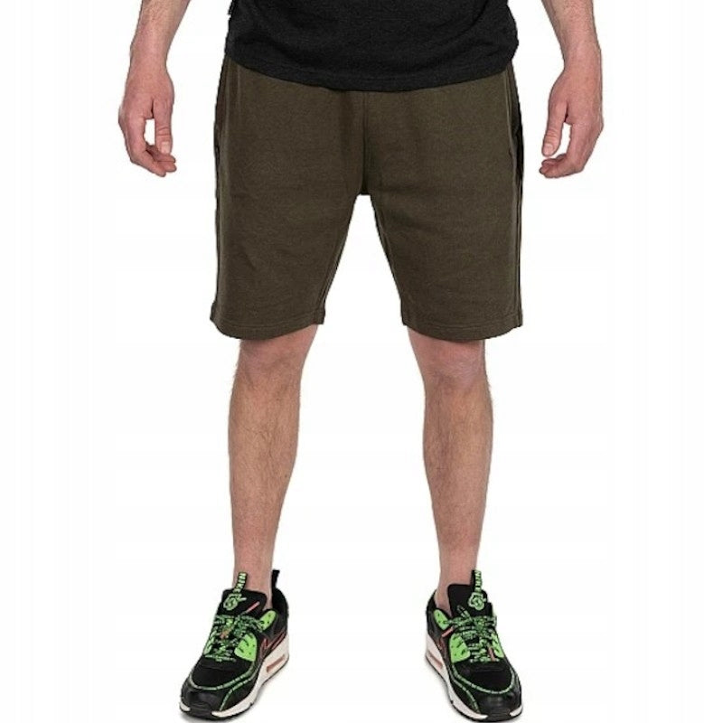 Fox LW Jogger Short Green Black S Fishing Shorts For Carper