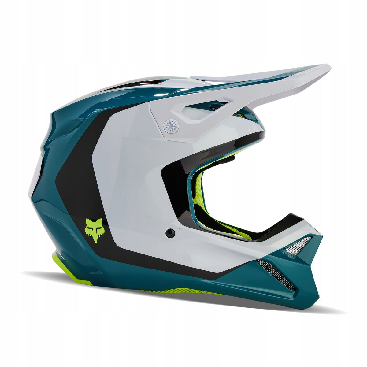 Fox V1 Nitro Maui Blue L Motorcycle Helmet Manufacturer Fox
