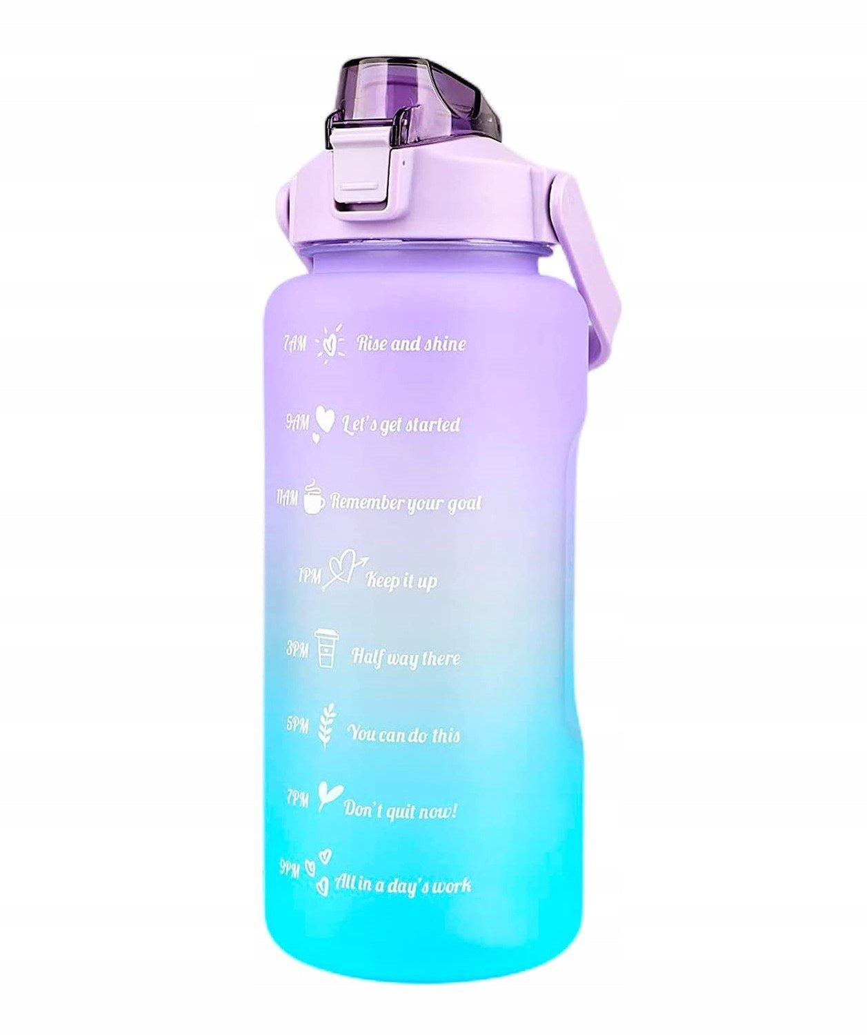Foxter 2572 Láhev na vodu s denním pitným režimem 1500 ml modrooranžová Volume 1500 ml