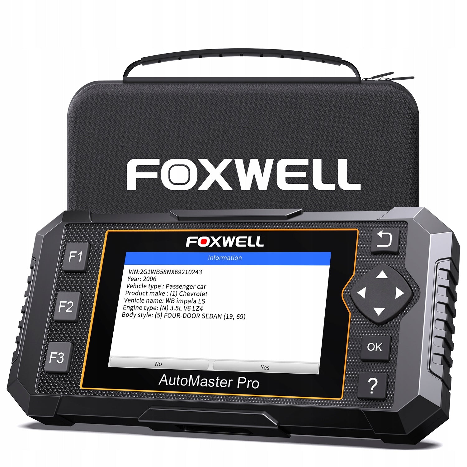 Foxwell NT650 Pro OBD2 Diagnostic Tool ABS SRS/EPB/DPF Code Reader Manufacturer code NT650