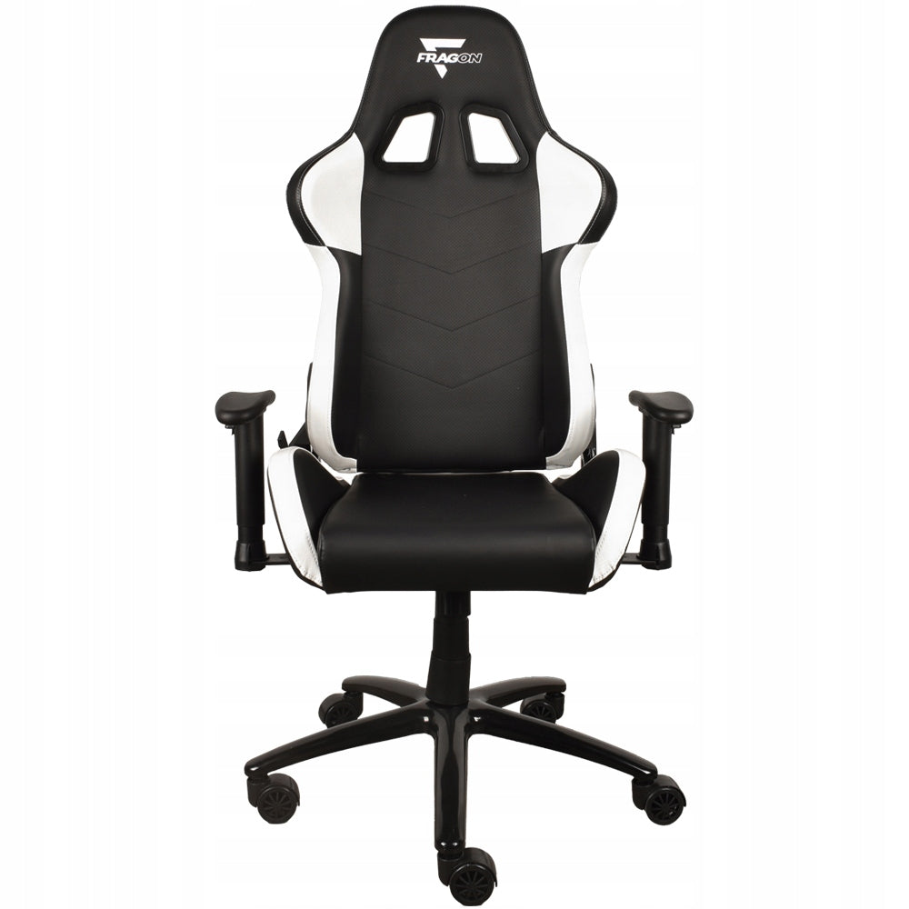 FragON 2X Gaming Chair, Version 2.0, Black and White Model FragOn 2x v.2
