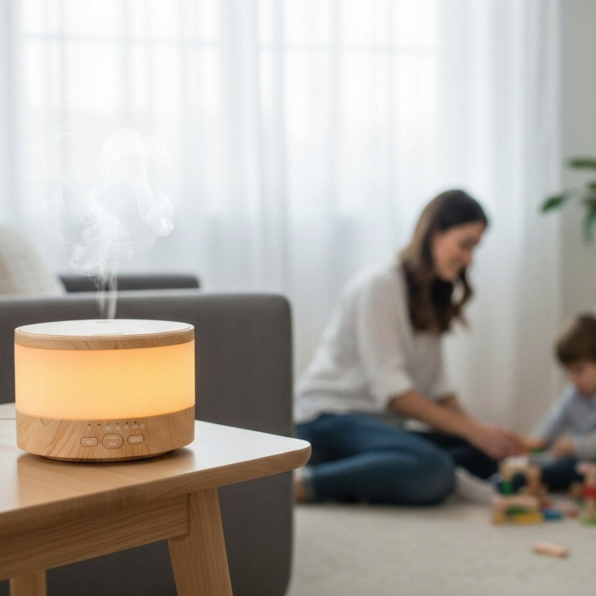 Fragrance DIFFUSER | LED Light | Aromatherapy | Humidifier | LARGE TANK Brand HomeAir