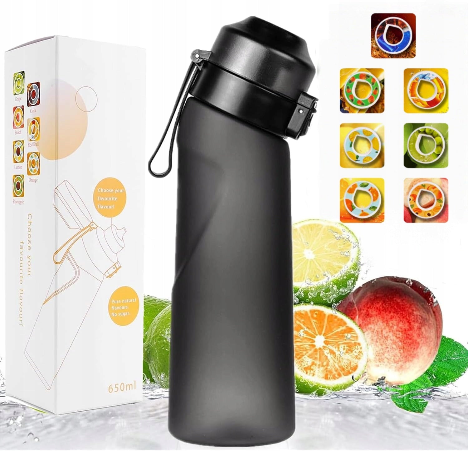 Fragrance Mug 650 ml Fragrance Water Bottle - 7 Flavors