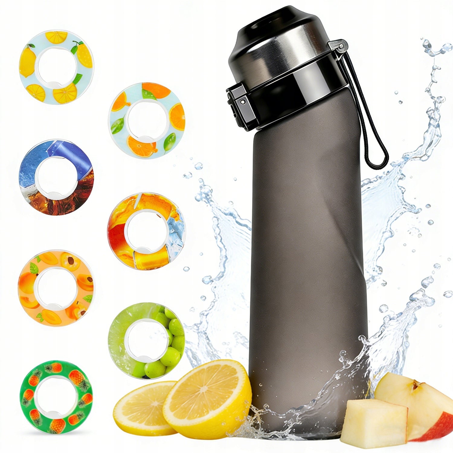 Fragrance Mug 650ml Water Bottle Spices -7pcsm Many Flavors