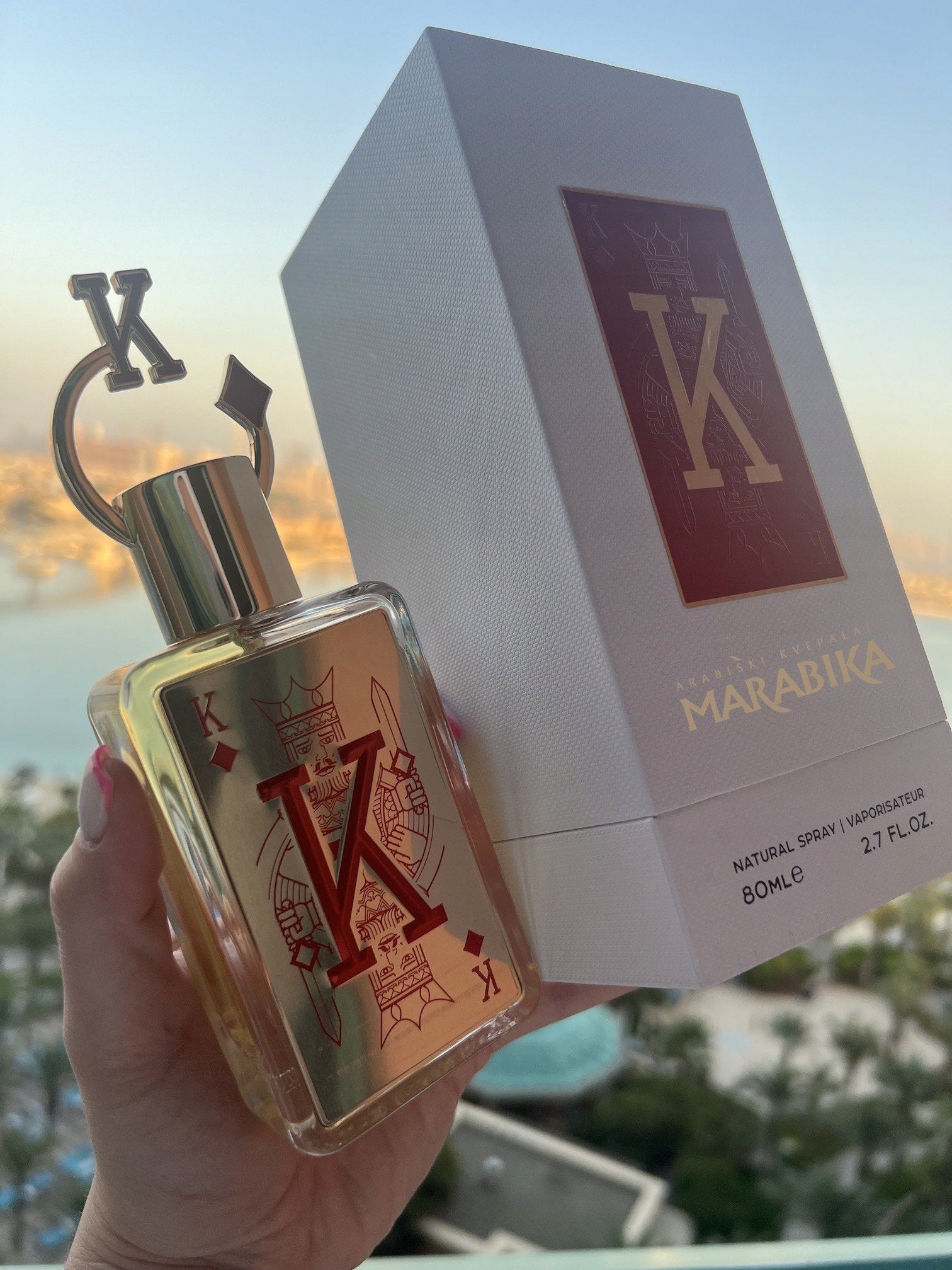 Fragrance World King Perfumed Water 80 ml Packaging status original