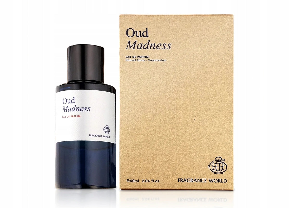 Fragrance World Oud Madness Arabic Perfume for Women and Men 60 ml ED