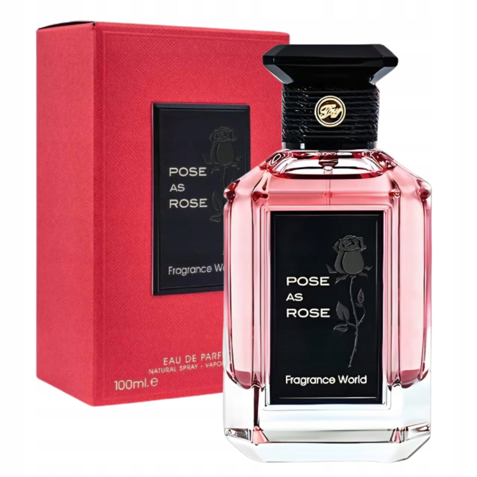 Fragrance World Pose As Rose EDP Eau de Parfum perfume 100 ml