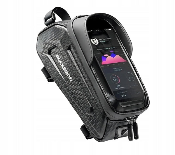 Frame Pouch RockBros B68-1 Waterproof for Phone Velcro Black