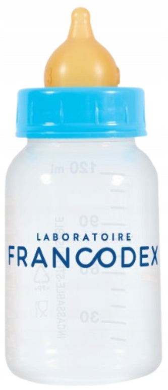 Francodex bottle for feeding puppies and kittens 120 ml 2 pacifiers Brand Francodex