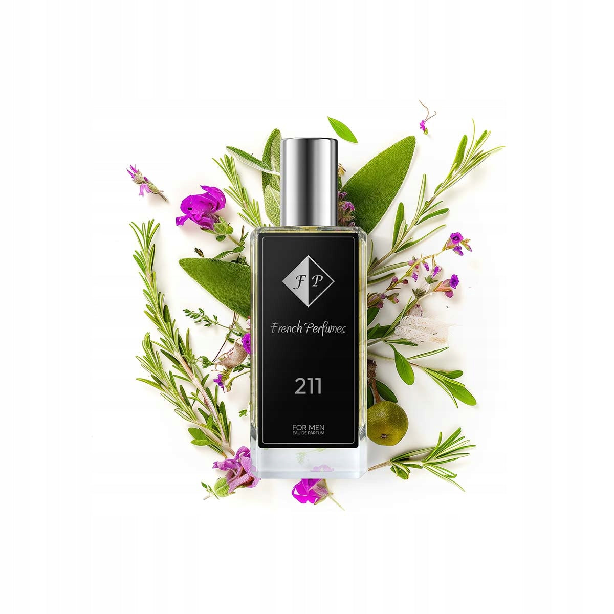 Francuskie Perfumy Male Nr 211 - 60ml Aromatic Perfumed Water