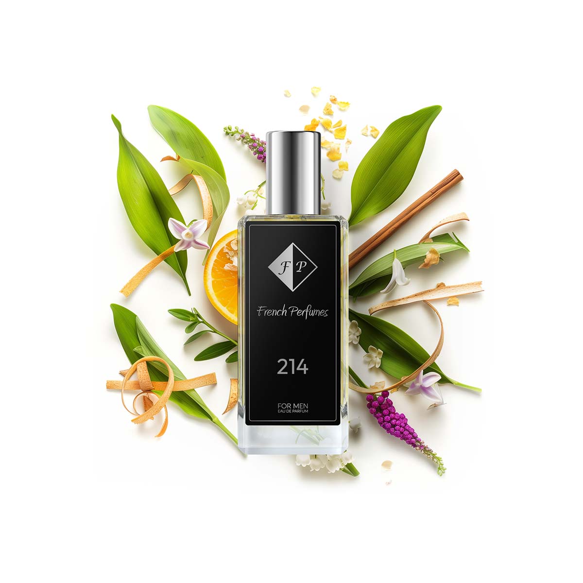 Francuskie Perfumy Male Nr 214 - 60ml Oriental Perfumed Water