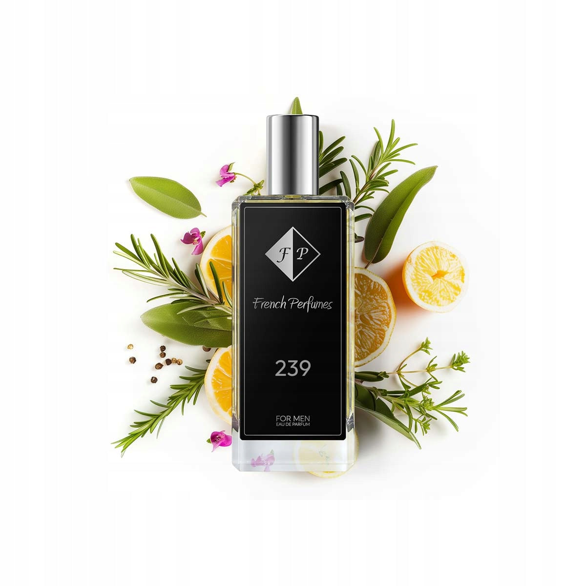 Francuskie Perfumy Male Nr 239 - 104ml Citrus Perfumed Water