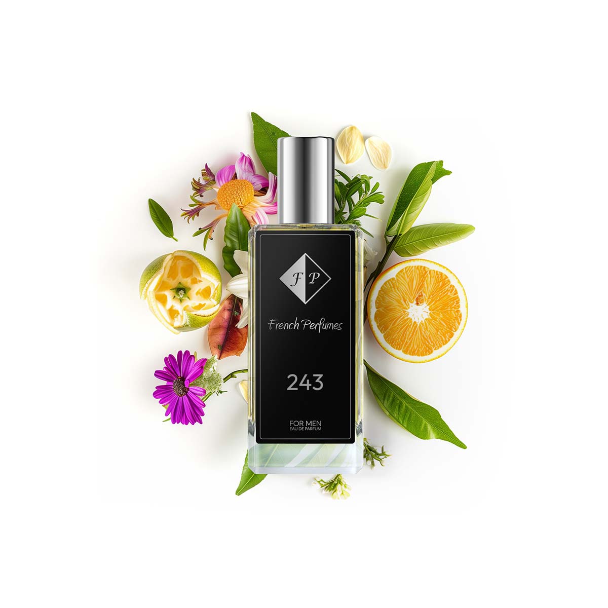Francuskie Perfumy Male Nr 243 - 60ml Aromatic Perfumed Water