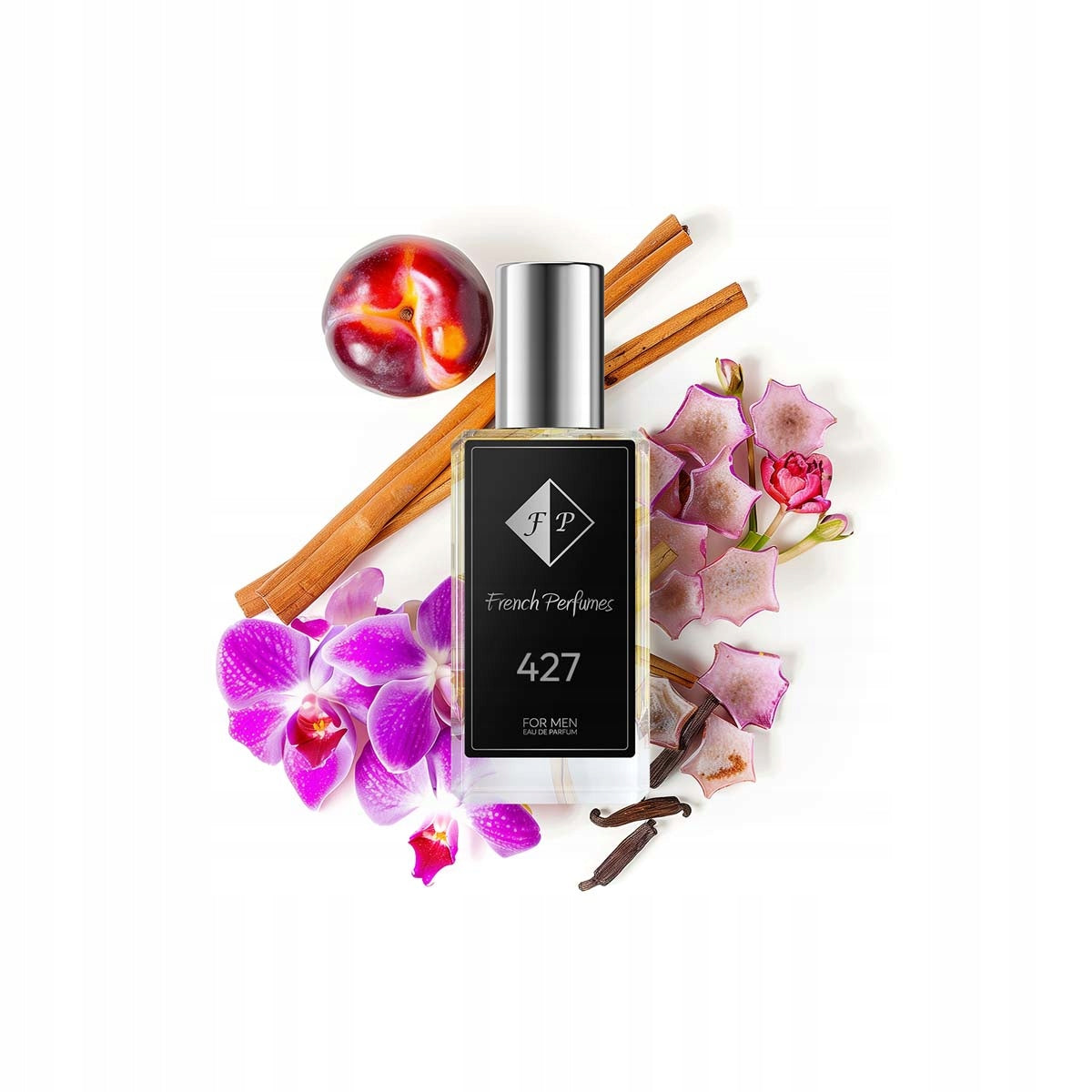 Francuskie Perfumy Men's No. 427 - 33ml | Cinnamon Cedar | Fresh Fragrance