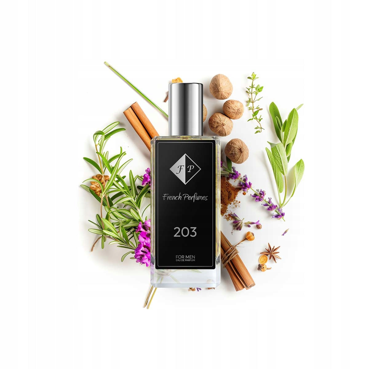 Francuskie Perfumy No. 203 - 60ml Oriental Perfumed Water For Him